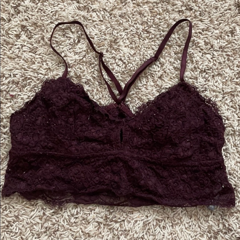 Maroon Bralette
